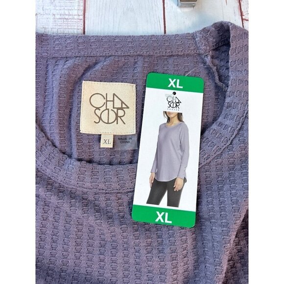 Long Sleeve Knit Top in Wisteria Size X-Large NWT - Picture 6 of 8